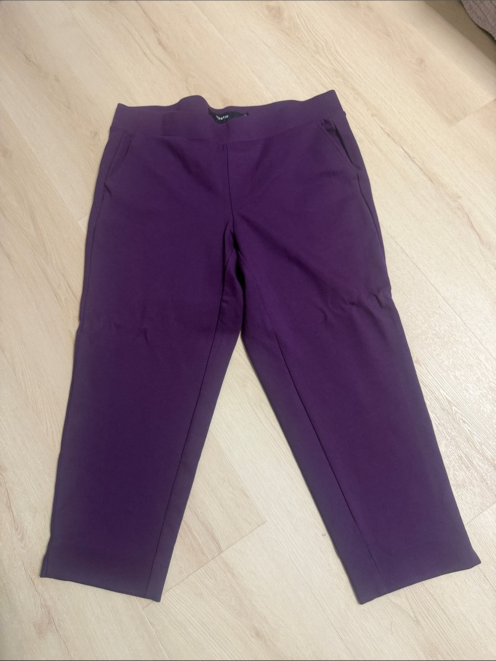 torrid Plum Stretch Ponte Capri Pants